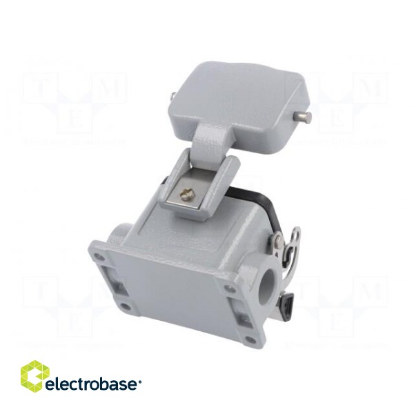 Enclosure: for rectangular connectors | size 3 | with latch | PG16 фото 6
