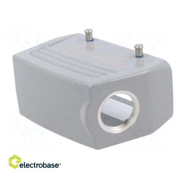 Enclosure: for rectangular connectors | size 6 | for cable | angled фото 6