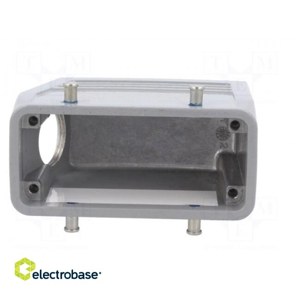 Enclosure: for rectangular connectors | size 6 | for cable | angled фото 9