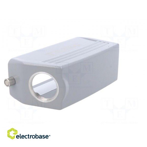 Enclosure: for rectangular connectors | size 8 | for cable | angled image 4