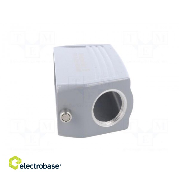 Enclosure: for rectangular connectors | size 8 | for cable | angled image 3