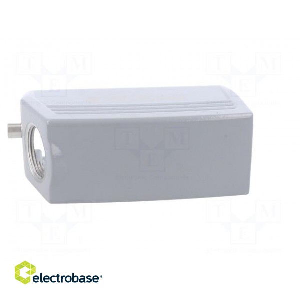 Enclosure: for rectangular connectors | size 8 | for cable | angled paveikslėlis 5