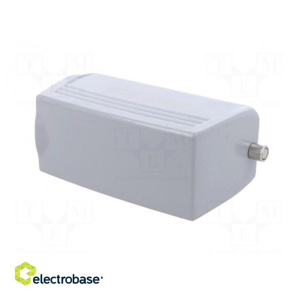Enclosure: for rectangular connectors | size 8 | for cable | angled paveikslėlis 6