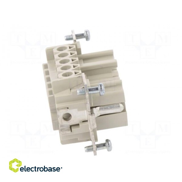 Connector: HDC | female | PIN: 10 | size 10 | contact insert | 500V | 16A image 7