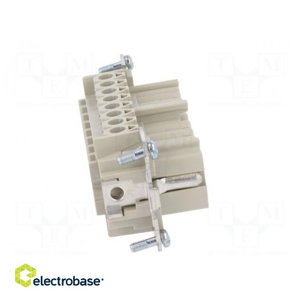 Connector: HDC | female | PIN: 16 | size 16 | Pitch: 77,5x27mm | 500V | 16A image 7