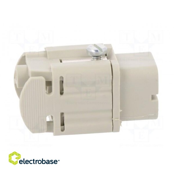 Connector: HDC | female | PIN: 5 | size 3 | contact insert | 400V | 10A image 7