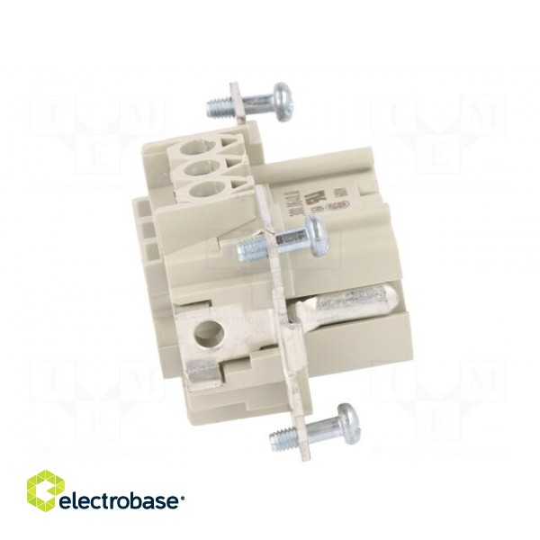 Connector: HDC | female | PIN: 6 | size 6 | contact insert | 500V | 16A image 7