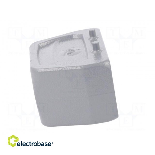 Enclosure: for HDC connectors | size 10 | Pitch: 57x27mm | for cable paveikslėlis 7