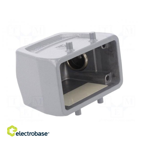 Enclosure: for HDC connectors | size 10 | for cable | M20 | angled image 8