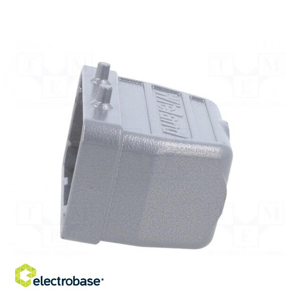 Enclosure: for HDC connectors | size 10 | for cable | M25 | straight paveikslėlis 3