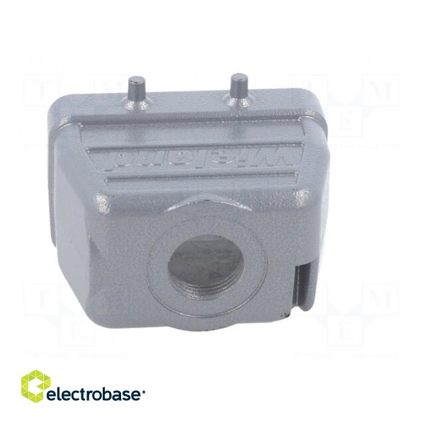 Enclosure: for HDC connectors | size 10 | for cable | M25 | straight paveikslėlis 5
