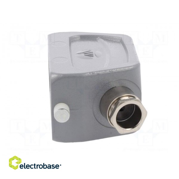 Enclosure: for HDC connectors | size 10 | Pitch: 57x27mm | for cable image 3