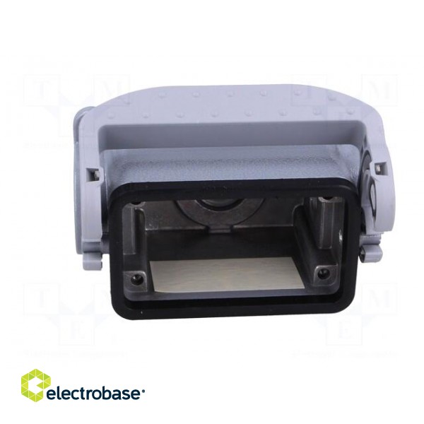 Enclosure: for HDC connectors | size 10 | Locking: with latch | M20 image 9