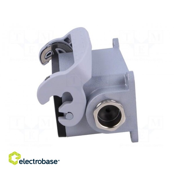 Enclosure: for HDC connectors | size 10 | Locking: with latch | M20 image 3