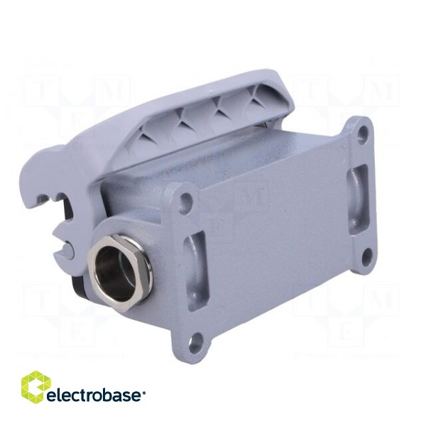 Enclosure: for HDC connectors | size 10 | Locking: with latch | M20 image 4