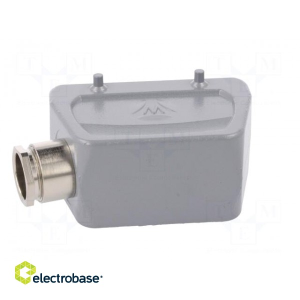 Enclosure: for HDC connectors | size 16 | for cable | M25 | angled image 5