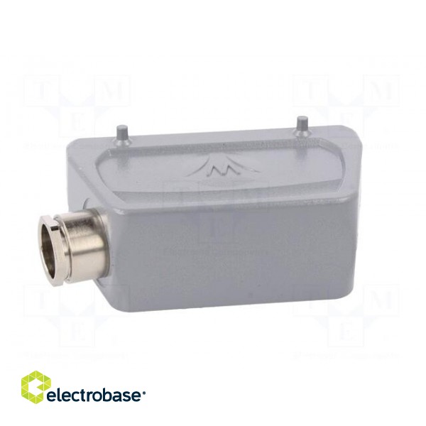 Enclosure: for HDC connectors | size 24 | for cable | M25 | angled image 5