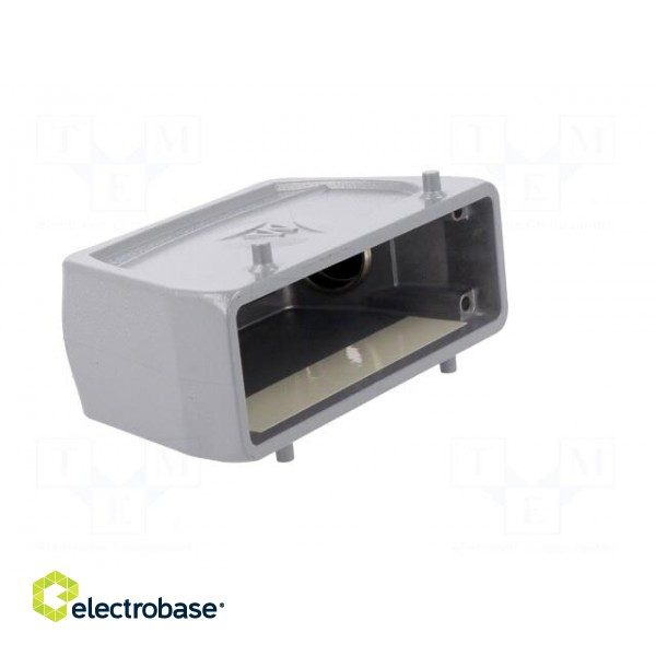 Enclosure: for HDC connectors | size 24 | for cable | M25 | angled image 8
