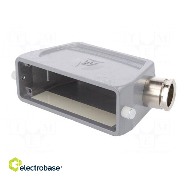 Enclosure: for HDC connectors | size 24 | Locking: for latch | M25 image 2