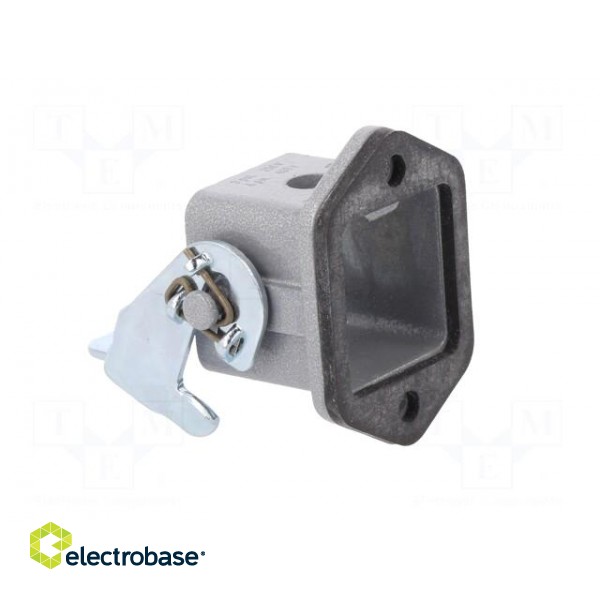 Enclosure: for HDC connectors | size 3 | Pitch: 1x screw (21x21mm) фото 5