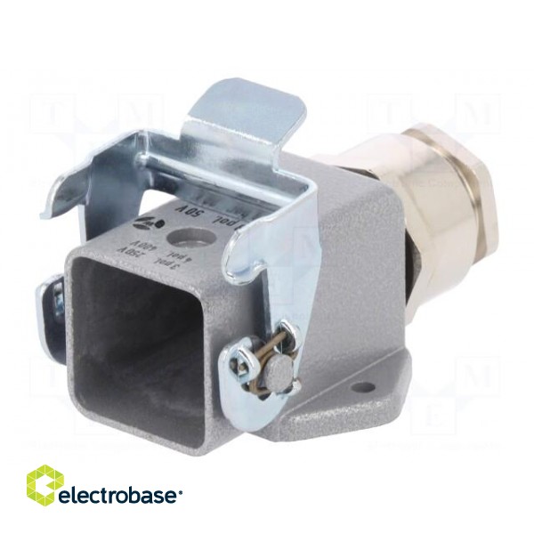 Enclosure: for HDC connectors | size 3 | Locking: with latch image 1