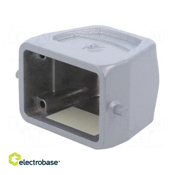 Enclosure: for HDC connectors | size 6 | Locking: for double latch image 1