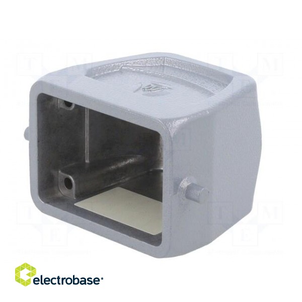 Enclosure: for HDC connectors | size 6 | Locking: for double latch image 2