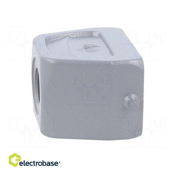 Enclosure: for HDC connectors | size 6 | Locking: for double latch paveikslėlis 7