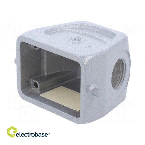 Enclosure: for HDC connectors | size 6 | Locking: for latch | M20 image 1