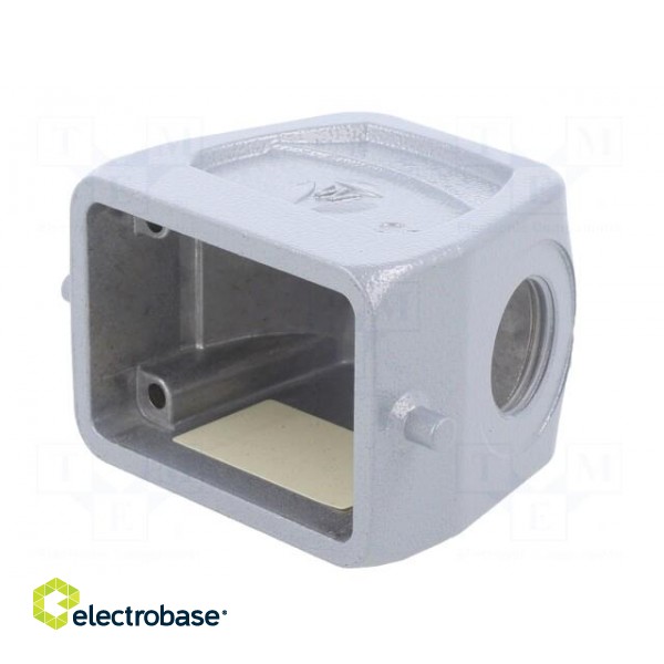 Enclosure: for HDC connectors | size 6 | Locking: for latch | M20 фото 2
