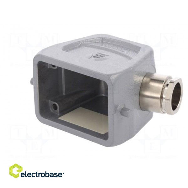 Enclosure: for HDC connectors | size 6 | Pitch: 44x27mm | for cable image 2