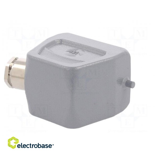 Enclosure: for HDC connectors | size 6 | Locking: for latch | M20 image 6