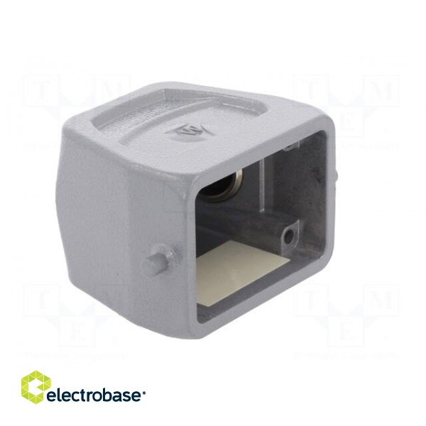 Enclosure: for HDC connectors | size 6 | Locking: for latch | M20 image 8
