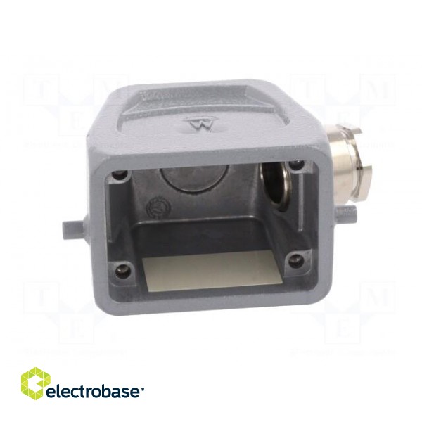 Enclosure: for HDC connectors | size 6 | Pitch: 44x27mm | for cable фото 9