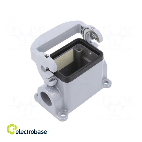 Enclosure: for HDC connectors | size 6 | Locking: with latch | M20 фото 1