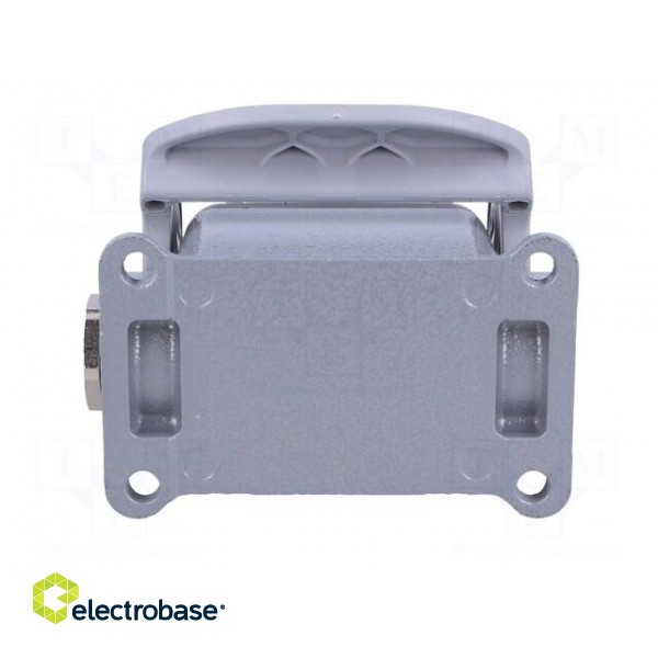 Enclosure: for HDC connectors | size 6 | Locking: with latch | M20 image 5