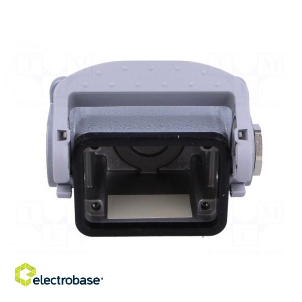 Enclosure: for HDC connectors | size 6 | Locking: with latch | M20 image 9
