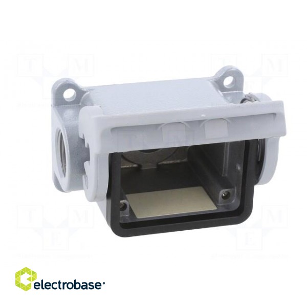 Enclosure: for HDC connectors | size 6 | Locking: with latch | M20 paveikslėlis 9