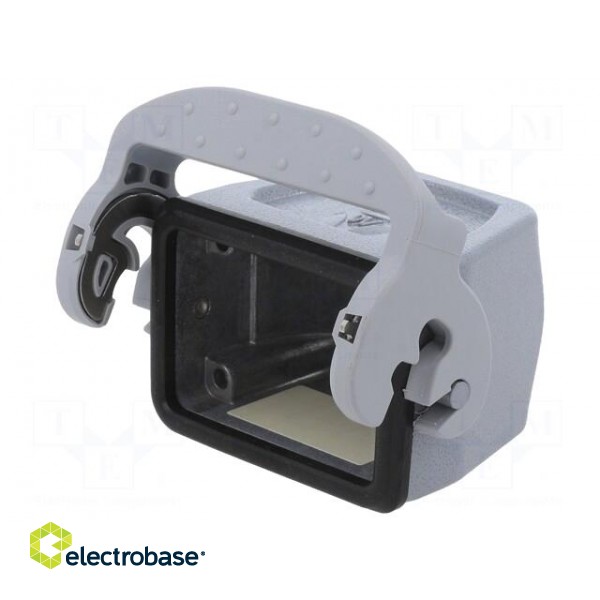Enclosure: for HDC connectors | size 6 | Locking: with latch | M20 фото 1