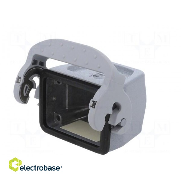 Enclosure: for HDC connectors | size 6 | Locking: with latch | M20 фото 2