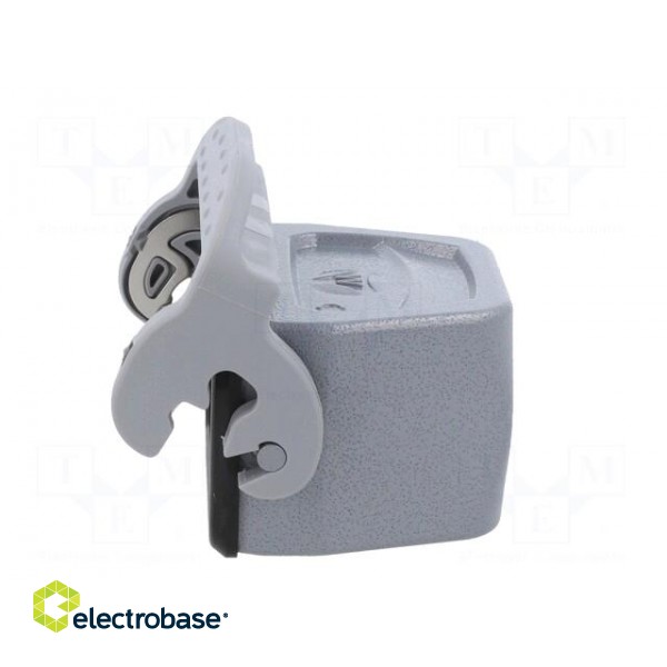 Enclosure: for HDC connectors | size 6 | Locking: with latch | M20 фото 3