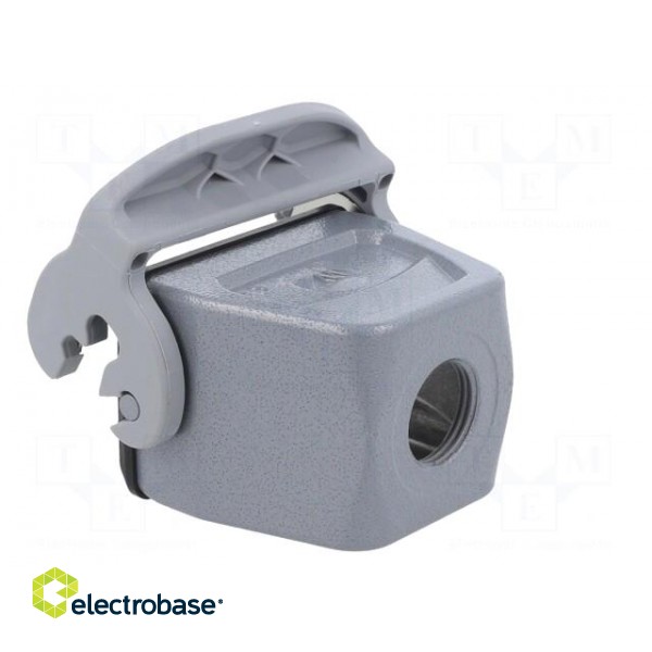 Enclosure: for HDC connectors | size 6 | Locking: with latch | M20 фото 4