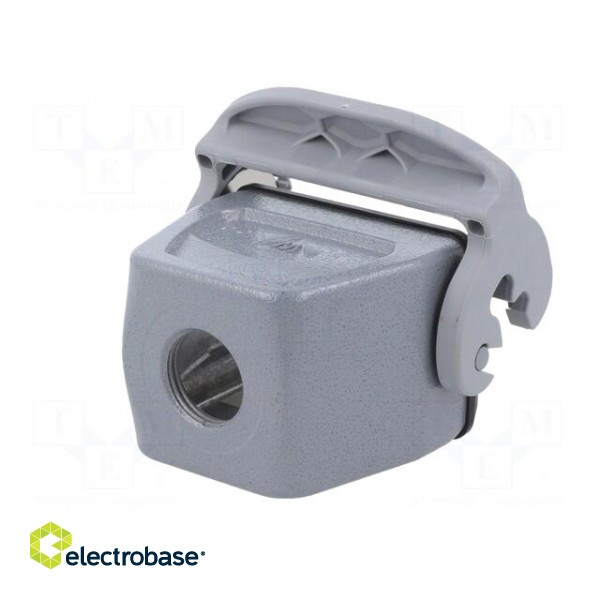 Enclosure: for HDC connectors | size 6 | Locking: with latch | M20 image 6