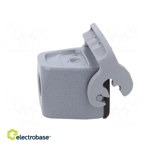 Enclosure: for HDC connectors | size 6 | Locking: with latch | M20 image 7