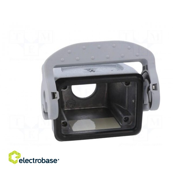 Enclosure: for HDC connectors | size 6 | Locking: with latch | M20 фото 9