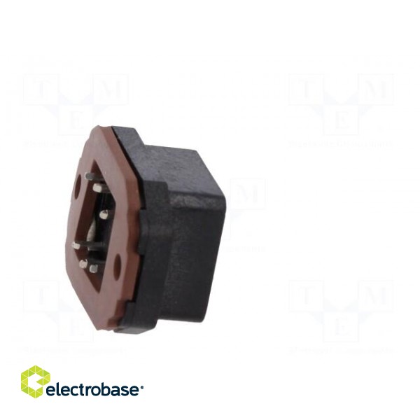 Connector: rectangular | GO | socket | male | PIN: 6 | tinned | IP65 | black image 7