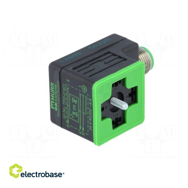 Connector: valve connector | adapter,plug | form A | 18mm | female paveikslėlis 6