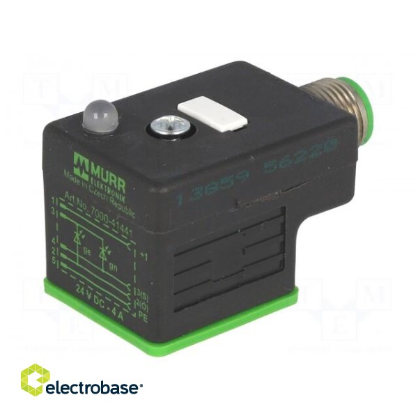 Connector: valve connector | adapter,plug | form A | 18mm | female paveikslėlis 1