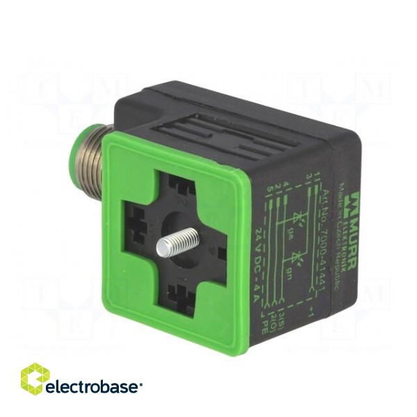 Connector: valve connector | adapter,plug | form A | 18mm | female paveikslėlis 4