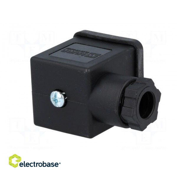 Connector: valve connector | plug | form A | 18mm | female | PIN: 3 | 230V image 8